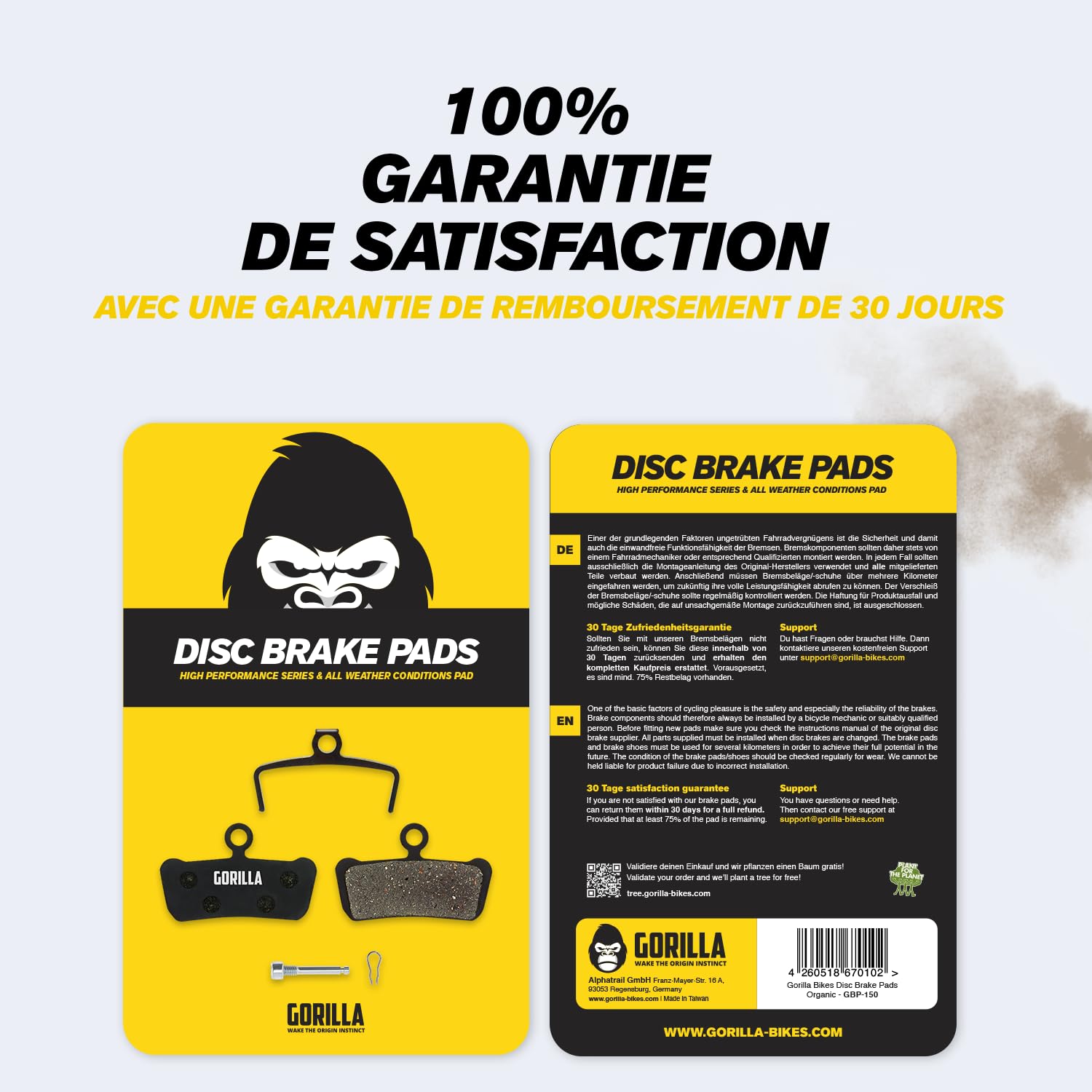 Plaquettes De Frein Vélo à Disque - 4 Paires, Compatibles SRAM Guide, G2, Avid Elixir (cuivre/céramique)