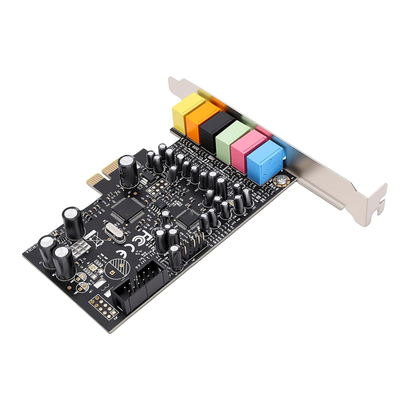 Bewinner Karta Dźwiękowa PCIe z Gniazdem DIP 8 do Niestandardowej Konfiguracji Dźwięku w Grach Komputerowych i Systemach