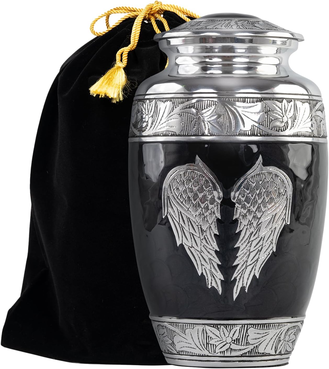 STONLIF Angel Wings Cremation Urn for Human Ashes Adult Female