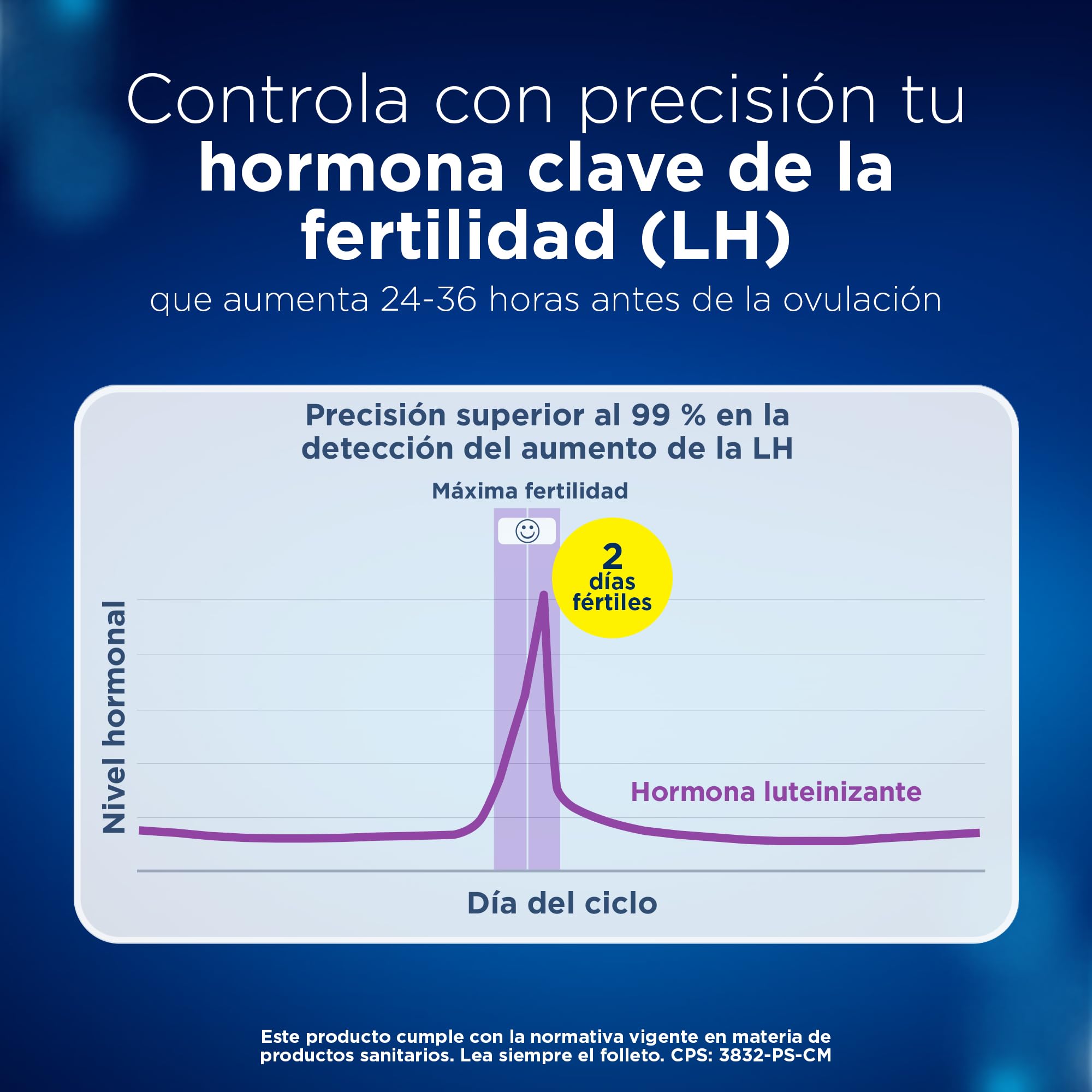 Clearblue Test d'ovulation numérique - 10 tiges de haute précision - Identifie les jours fériés - Résultats clairs sur l'écran - Facile à utiliser - Précision + 99 % - Format amélioré sans plastique -