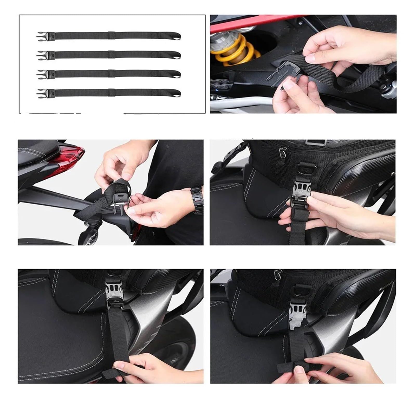 Borsa Sella Moto Per Yamaha Per Kawasaki Zaino Equitazione Moto Casco Sedile Posteriore Coda Vita Borsa Per Gambe