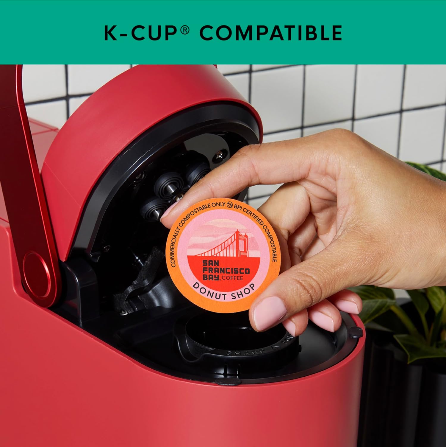 San Francisco Bay K-Cup Coffee Pods Medium Roast Variety Pack (40 ct), Includes 100% Colombian, Donut Shop, Breakfast Blend, & Organic Rainforest Blend, Commercially Compostable Single-Serve Coffee Pods