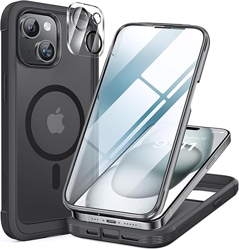 Miniatura 73 de Miracase Funda para iPhone SE de 3ª/2ª generación 2022 2020 de cuerpo completo con protector de pantalla de vidrio integrado, resistente protección