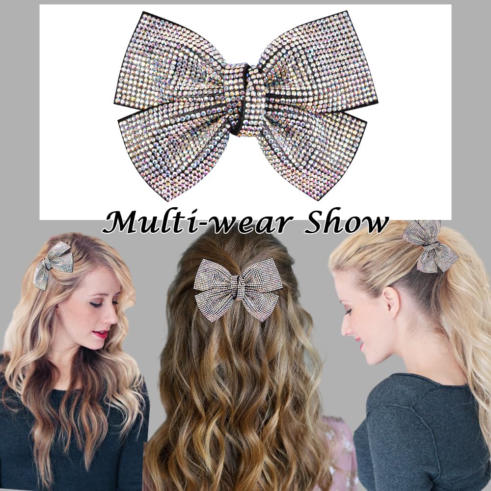 Amazon.com : AHONEY Rhinestone Hair Accessories: Glitter  display picture 3