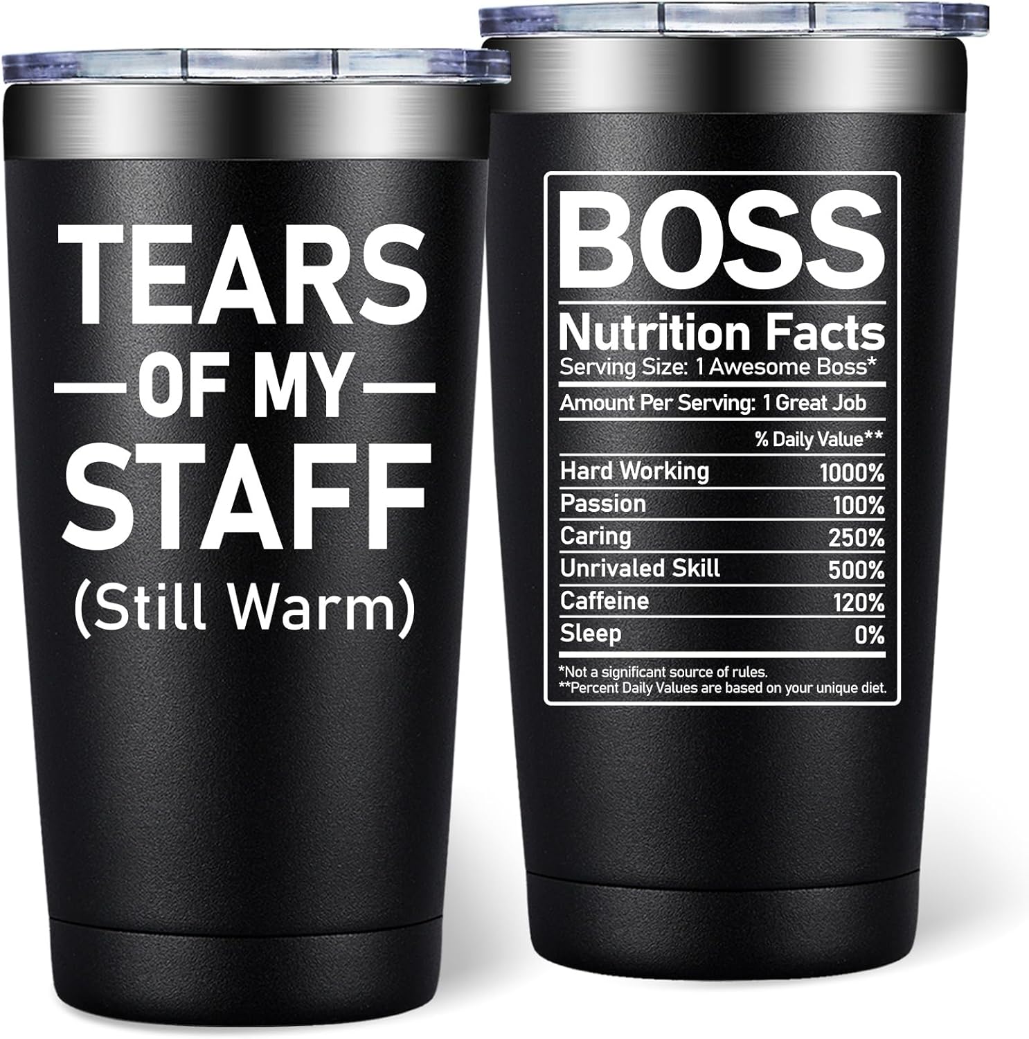 Boss Gifts for Men - Boss Day Gifts - Christmas, Appreciation, Retirement Gift for Bosses, Employees, Leader - 20oz Bosses Tumbler