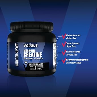 Validus Creatin Monohydrate + Electrolyte 500g