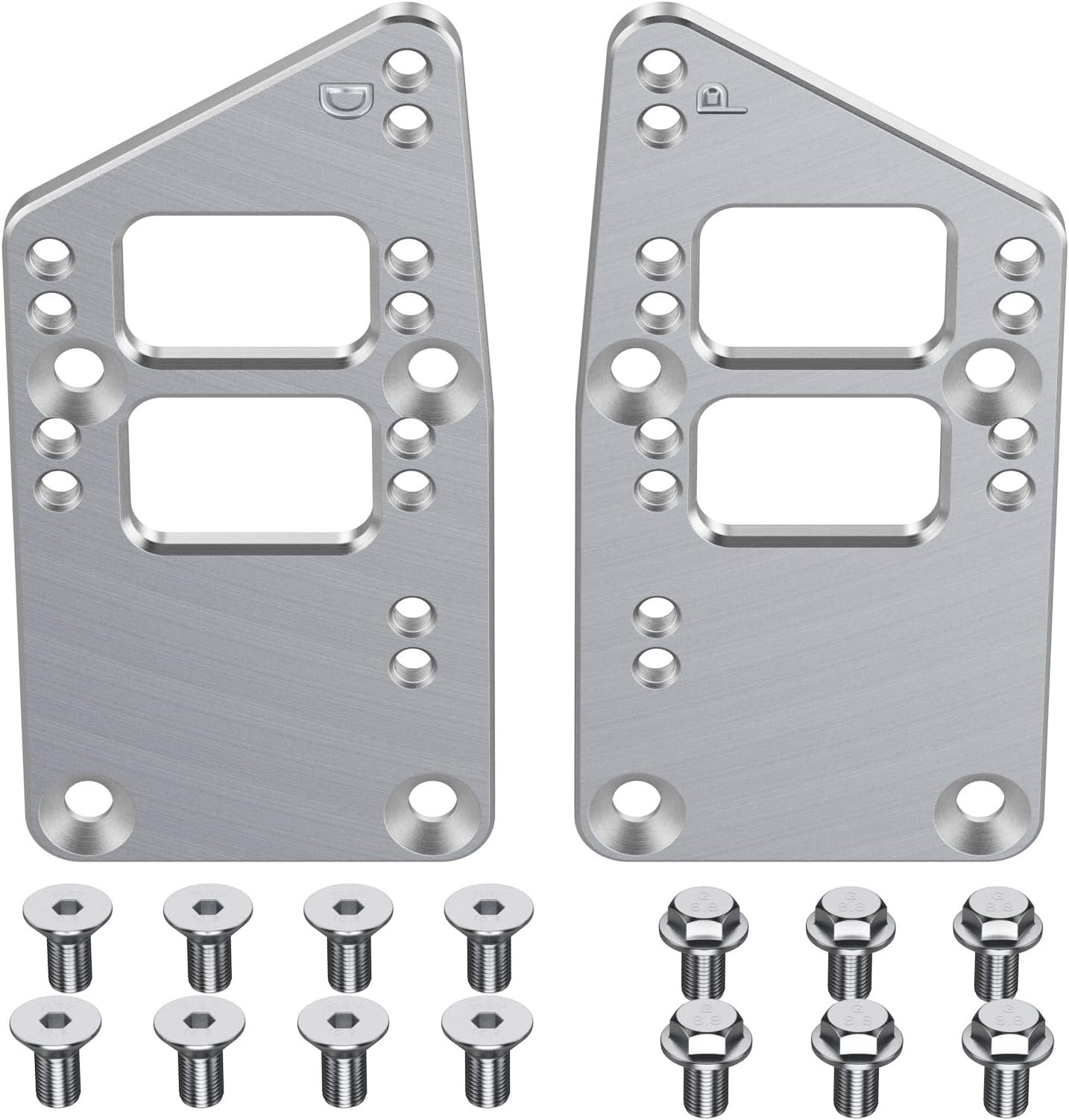 LS Swap Motor Mounts Adapter Plates - LS Conversion Adjustable Universal Swap Bracket Small Block,SBC Vehicle to LS Engine LS1 LS3 LS2 LQ4 LQ9 LS6 L92 L99 L33 LR4