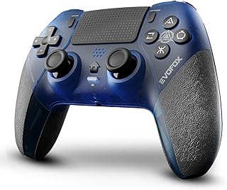 EvoFox Play 2 PS4 Controller & PS5 (PS4 Games only), Playstation 4 Controller Bluetooth & Wired with HallSense™ Magnetic J Price In India