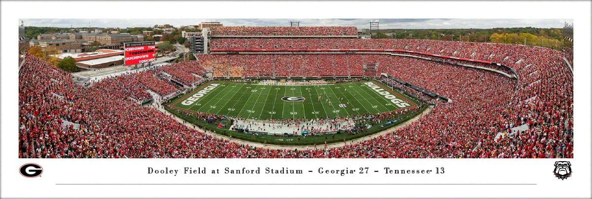 Georgia Bulldogs Football - Panoramic Wall Decor and Posters by Blakeway Panoramas