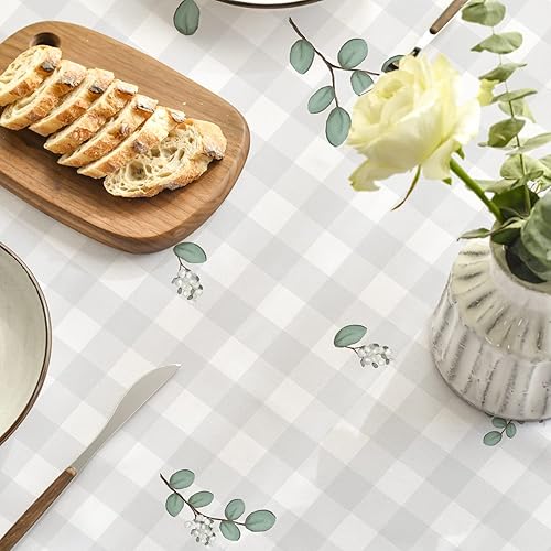 Miniatura 4 de Horaldaily Mantel redondo de otoño de 60 x 60 pulgadas, para decoración de mesa de fiesta de picnic y cena de Acción de Gracias, cosecha de otoño,