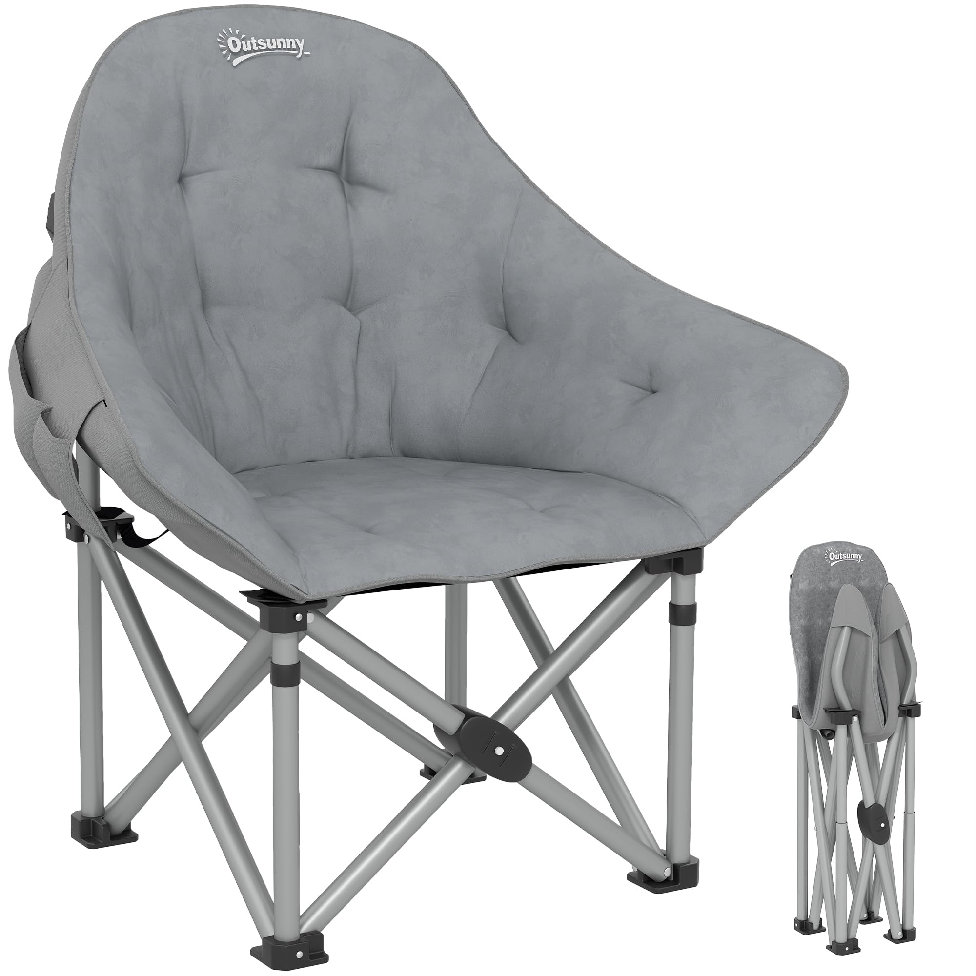 Outsunny Chaise Pliante Camping