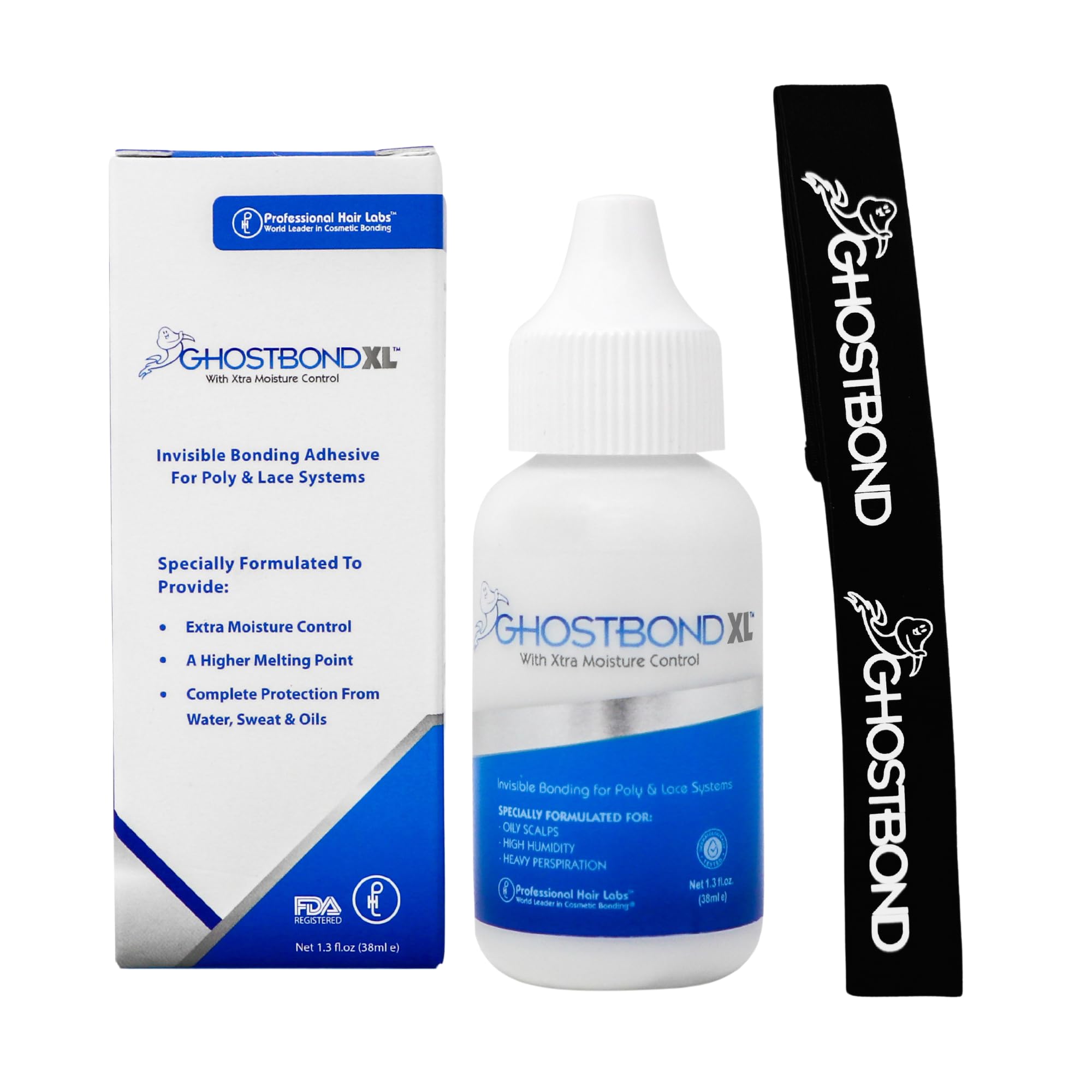 Amazon.com: GHOSTBOND XL Hair Replacement Adhesive 1.3oz 