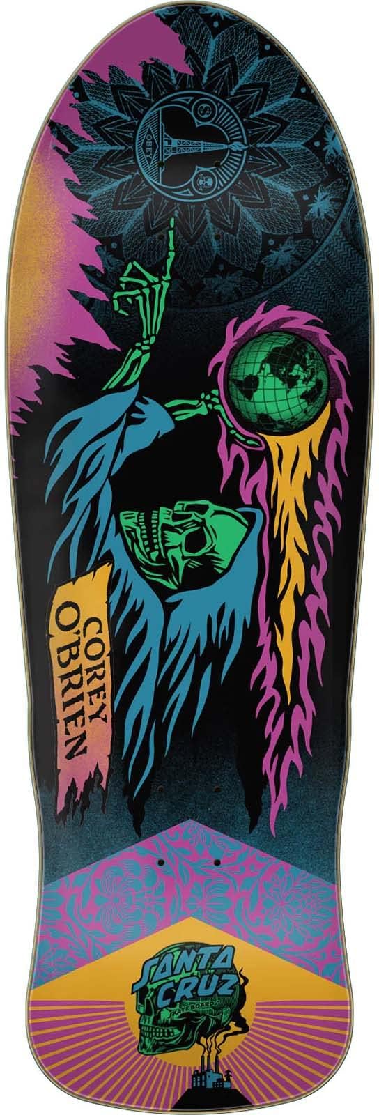 SANTA CRUZ Obrien Reaper by Shepard Fairey Reissue 9.85in x 30in Skateboard Decks