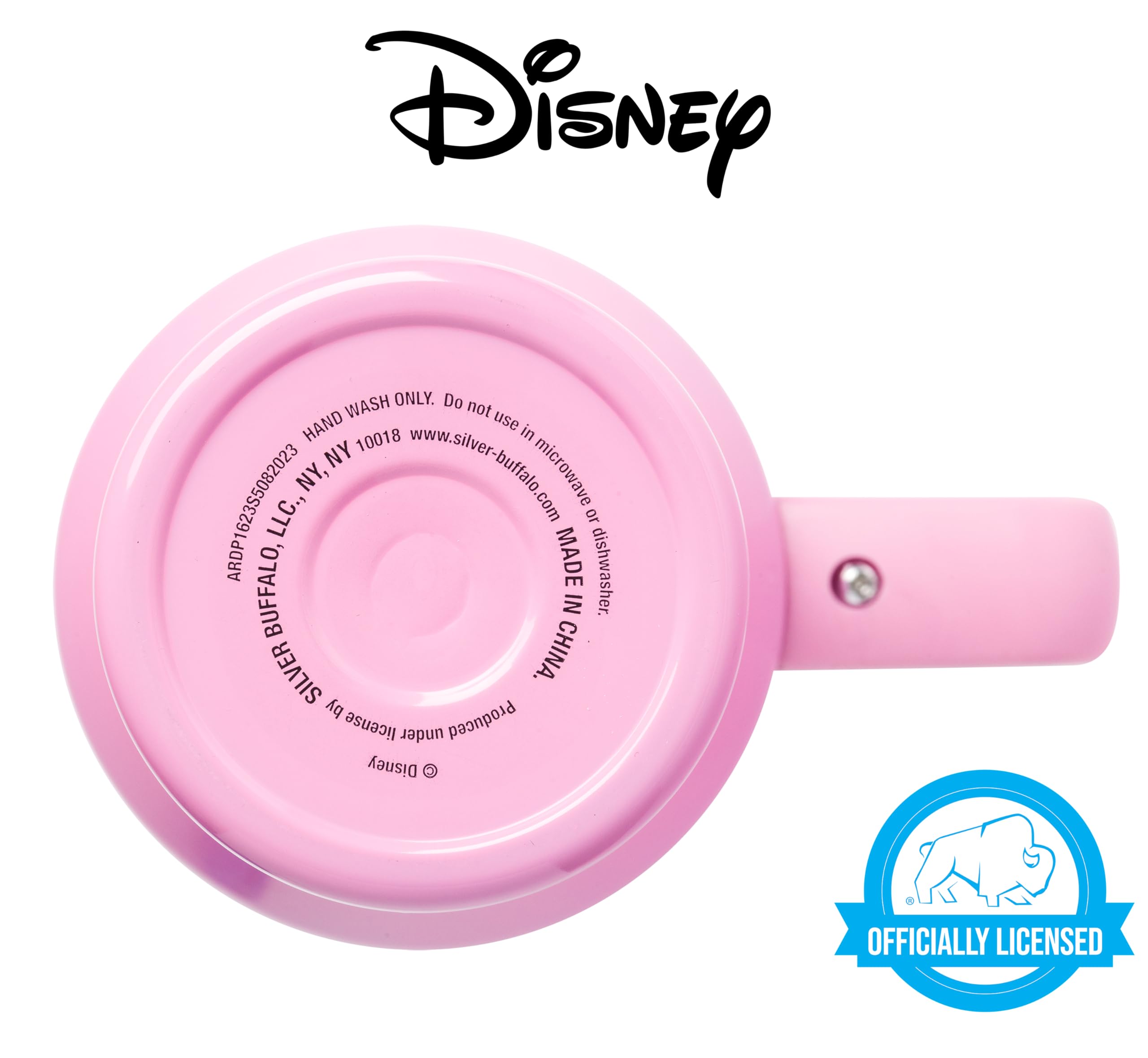 Silver Buffalo Disney Princess Aschenputtel, Mulan, Belle, Arielle, Tiana und Jasmin, doppelwandiger Edelstahlbecher mit Griff und Strohhalm, passt in Standard-Becherhalter, 1,2 l