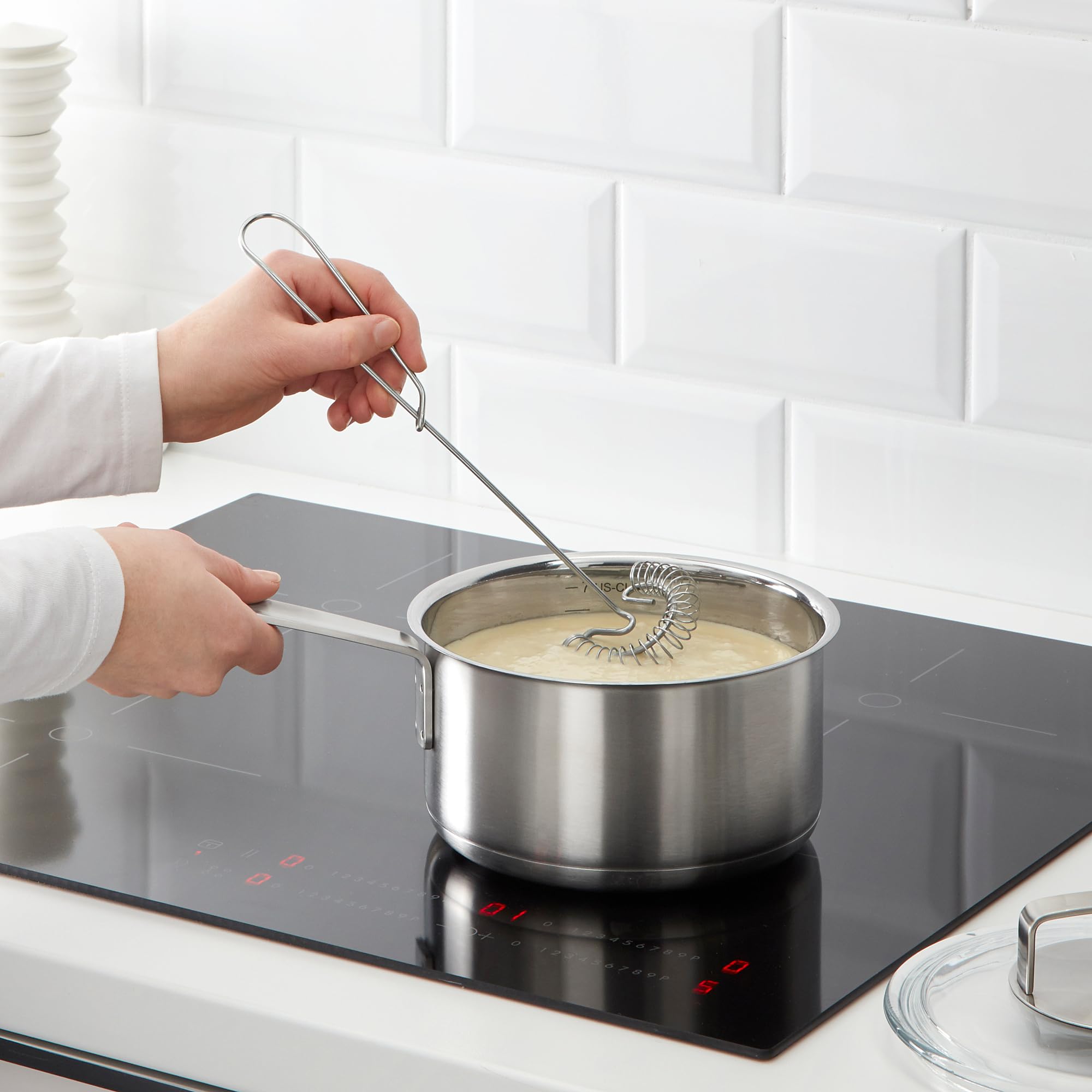 IDEALISK - Frusta in acciaio inox, set da 2 pezzi