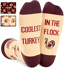 Zmart Funny Socks for Women Men - Chicken Turkey Silly Goose Gifts for Teens