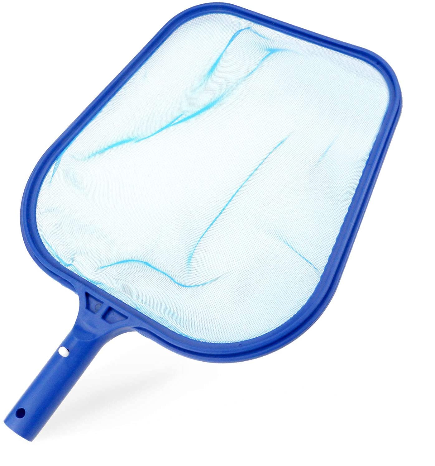 Helix Swimming Pool Blue Plastic Leaf Rake Mesh Net Skimmer Clean Swimming Pool Tool Leaf Skimmer Net with Standard Heavy Duty Pool Cleaning Tool Swimming Pool net 19''-picture-26