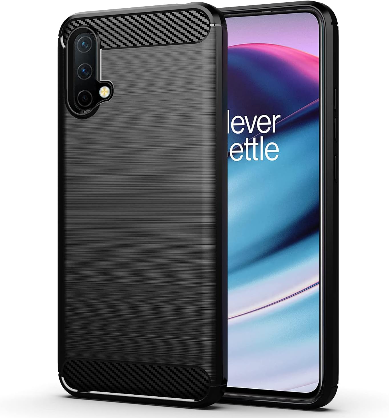HELLO ZONE Exclusive Matte Finish Soft Back Case Cover for OnePlus Nord ...