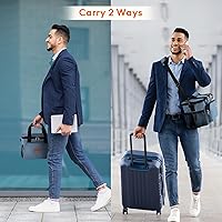 Vista 174 de Lifewit Bolsa de Almuerzo Mediana Aislada Caja de Almuerzo Hielera Suave Bolsa Refrigerante para Adultos Hombres Mujeres, Gris 12 Latas (9L)