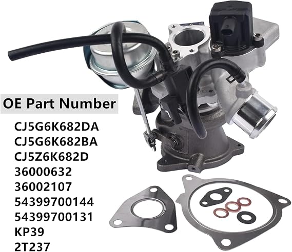 KP39 1.6L Turbo Turbocharger with Gaskets Replacement for Ford Escape 2013-2016 Fusion 2013-2014 Fiesta 2014-2019 Transit Connect 2014-2016 54399700144 CJ5G6K682DA CJ5G6K682BA Vahaha