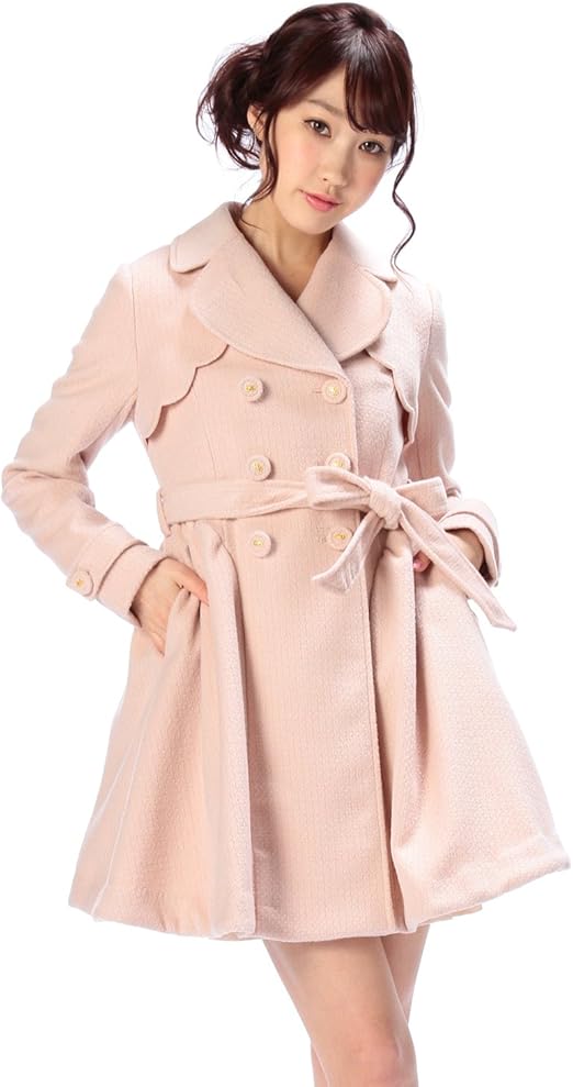 Amazon リズリサ コート 142 8003 0 ピンク 日本 0 Free サイズ コート ジャケット 通販