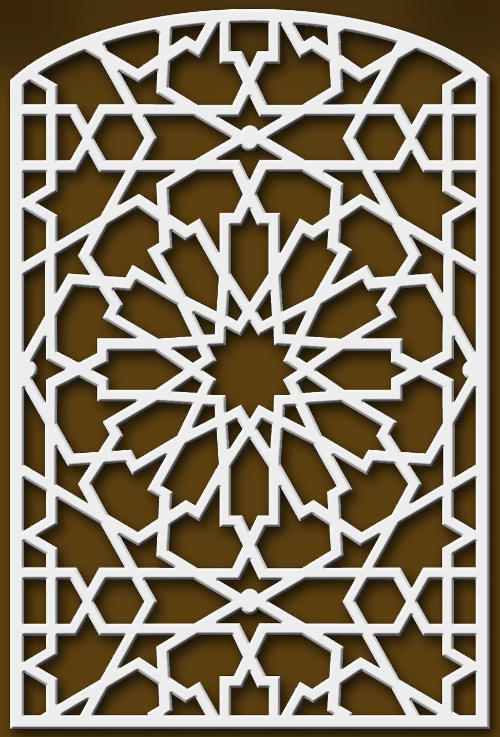 Celosía PVC Decorativa 100x150 cm Andaluciart - Valla jardín exterior