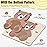 Wooden Puzzles for Toddlers 1 2 3 Year Old Animals Shape Puzzle Toys for Travel Airplane Gift for Kids Montessori Early Development Gifts for Baby Boys Girls with Drawstring Bag Pack of 4