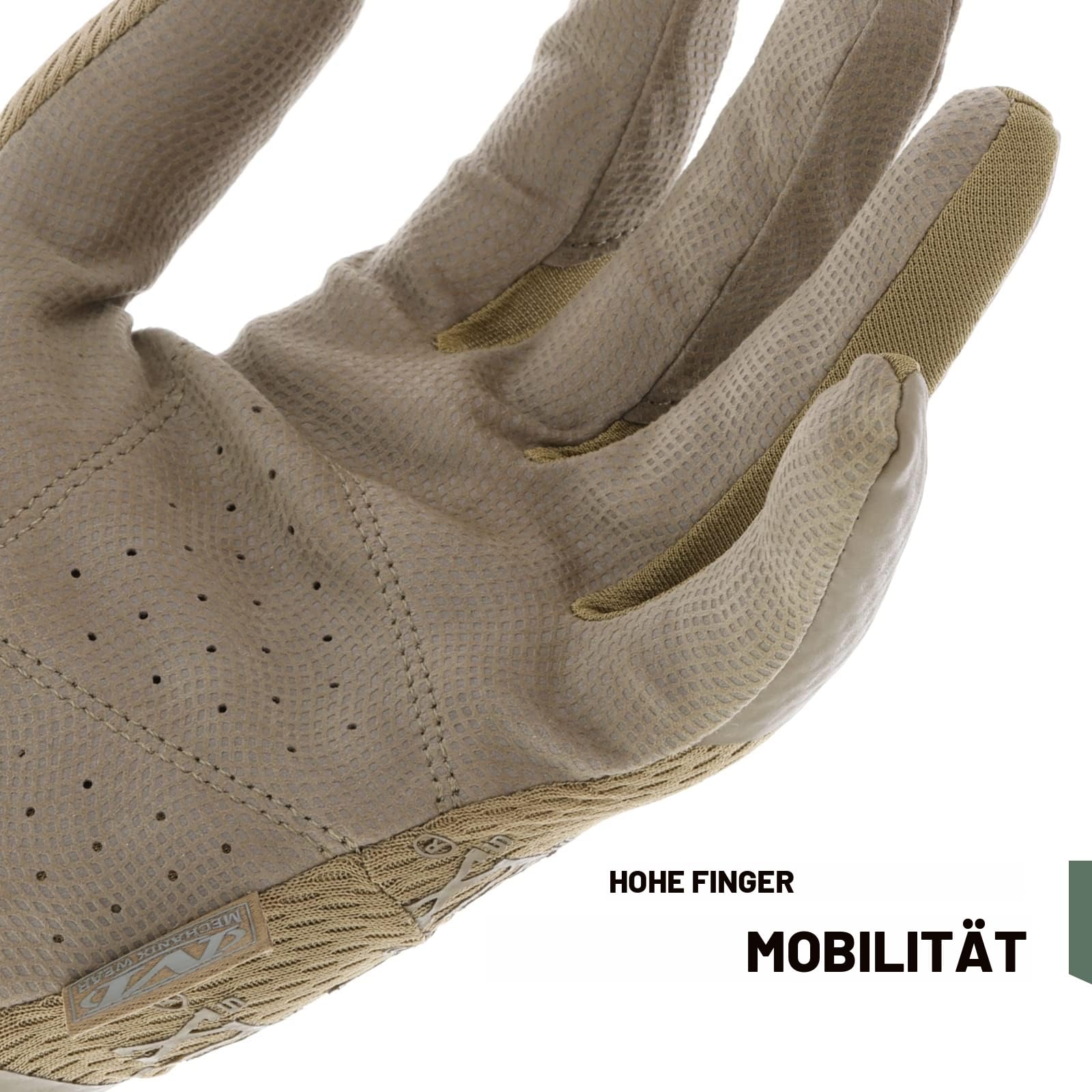 Mechanix Wear - High Dexterity Coyote Handschuhe (X-Large, Braun)