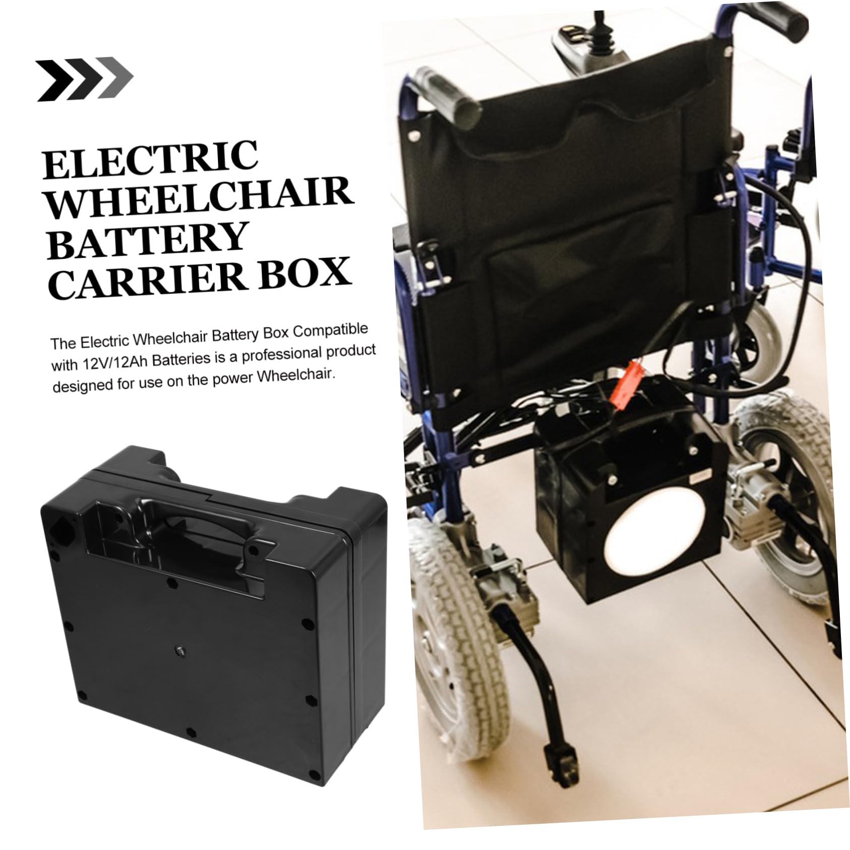 Scatola Batteria Per Sedia Rotelle Elettrica Supporto Batteria Per Sedia Rotelle Scatola Di Stoccaggio Custodia Per Trasporto