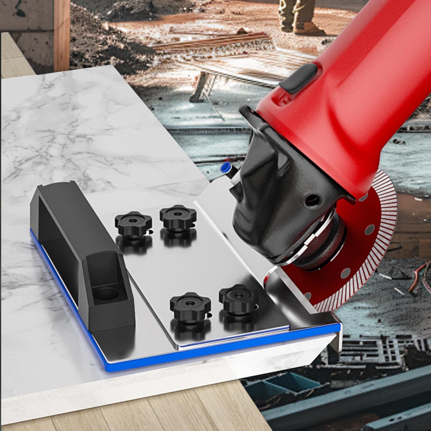 Angle Grinder Chamfering Stand - 45 Degree Tile Cutter -5
