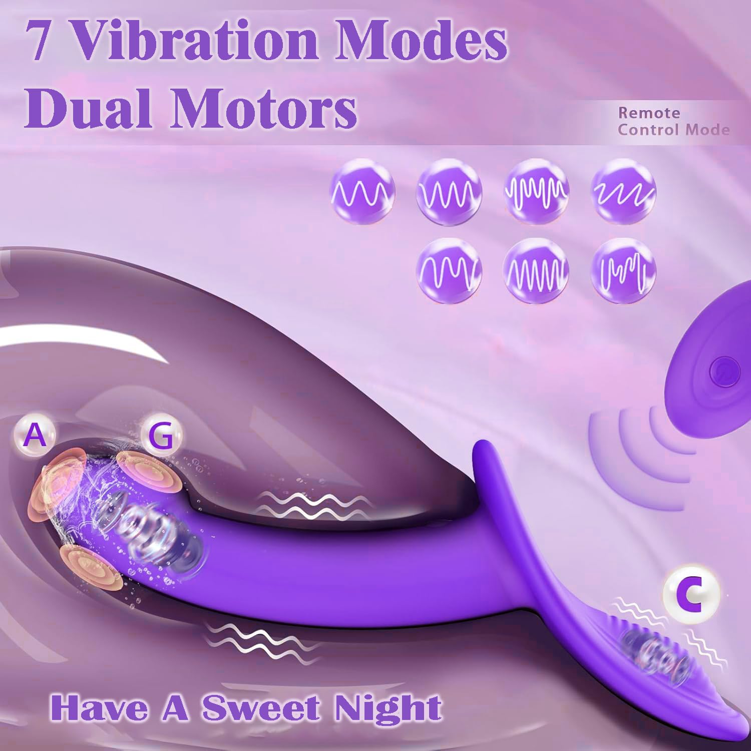 Strap-On Consolador Arnés Vibradores para Lesbianas, Doble Dildo Juguetes Sexuales para Estimulador el Anales y Clítoris para Mujeres, Arneses Sex Toys para Parejas, Adjustable, Removeable (Purple)