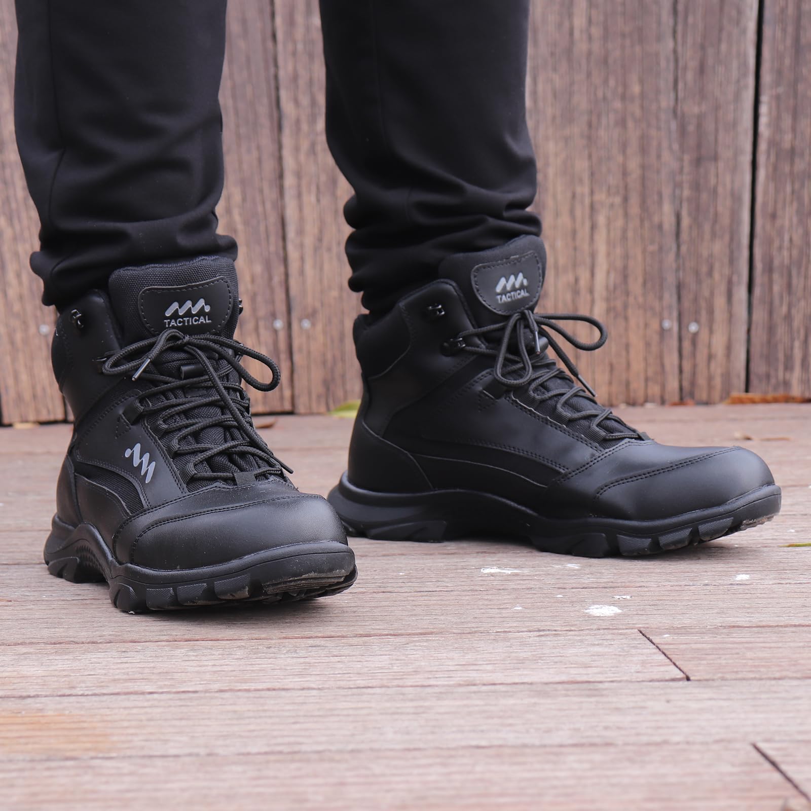 Botas Militares Hombre Cómodas Botas Tácticas Ligeras Botas Policiales Botas de Trabajo Botas para el Desierto Botas Moto Botas de Montaña