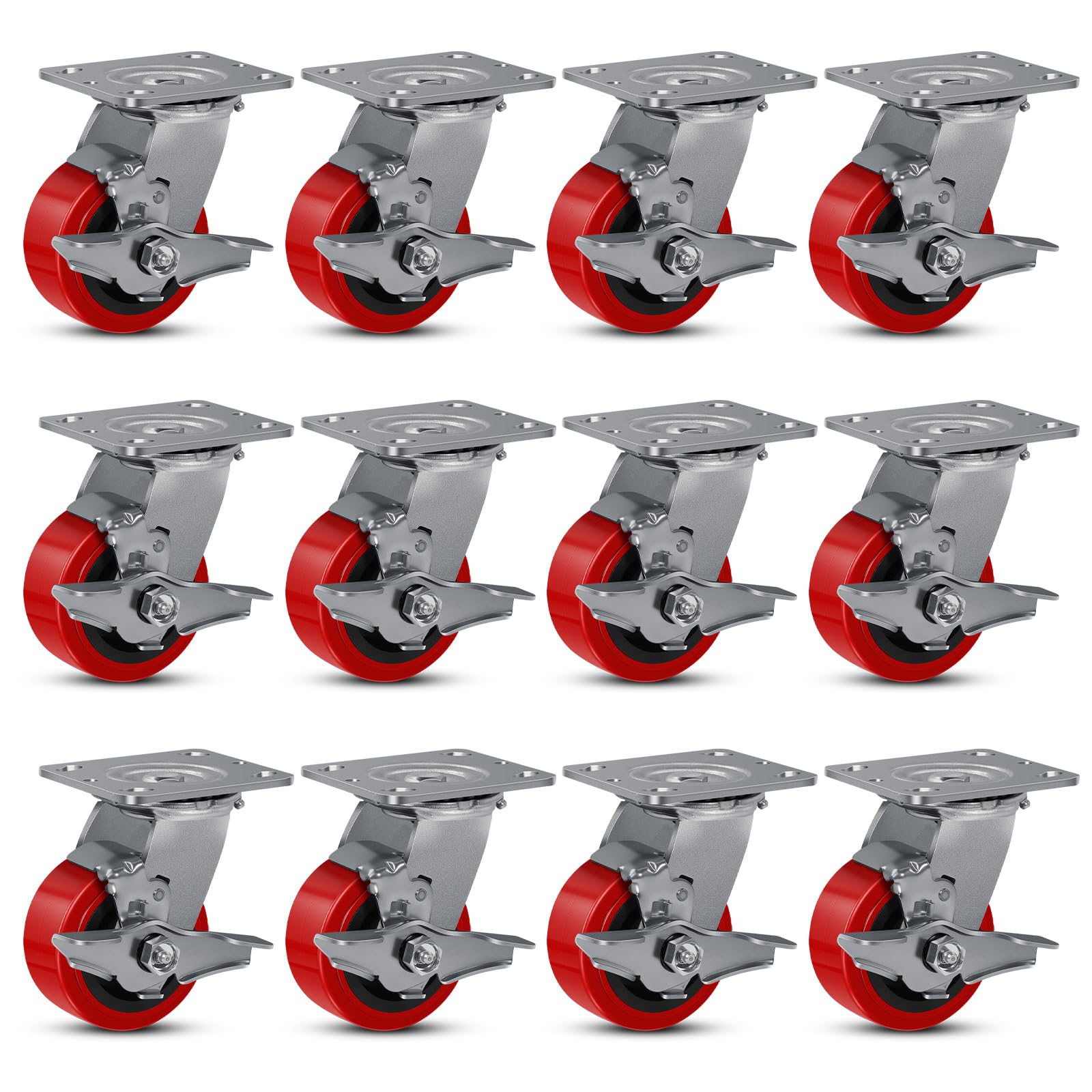 Heavy Duty Industrial Casters - 4000 lb Capacity -9 Heavy Duty Industrial Casters - 4000 lb Capacity -9