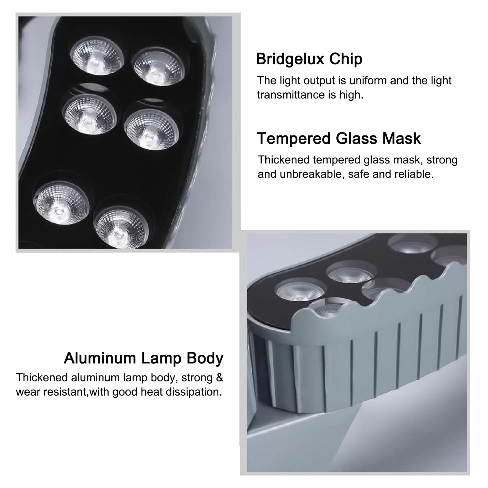 Luci ad anello per esterni, Luci per alberi da giardino (Illuminazione soffusa), 7 colori + Creare diverse atmosfere, Alluminio pressofuso/Irrompibile, Protezione per ogni condizione atmosferica, 6