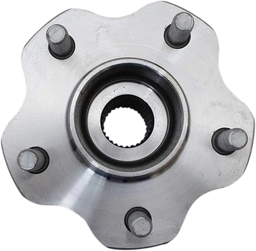 Miniatura 5 de TRQ Juego de rodamientos de rueda preprensados traseros y conjunto de cubo para Nissan 350Z 2003-2009  Infiniti G35 2003-2007