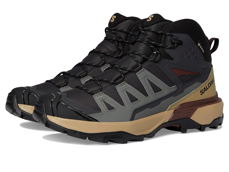 Salomon X Ultra 360 Mid GTX(r) Men's Running Shoes Phantom/Desert Tan/Rum Raisin : 11.5 D - Medium