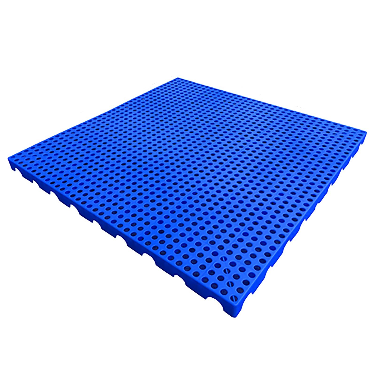 Pallet in Plastica Bancale Plastica da Pavimento Impermeabile Cuscinetti per Spedizione Impilabili Pallet di Stoccaggio Traspirante per Supermercati Magazzini Garage Scantinati(60x60x5cm)