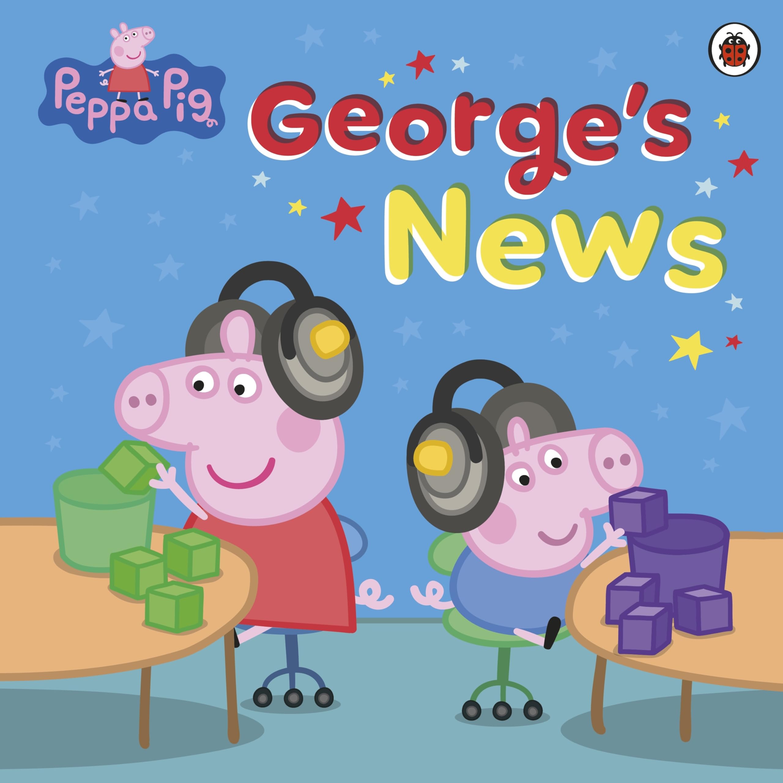 Peppa Pig: George's News: A picture book for 3-6 year olds