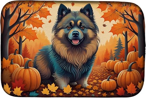 Miniatura 12 de Caroline's Treasures DAC1072DDM Shiba Inu - Tapete de secado de platos absorbente para encimera de cocina, tapete escurridor de platos para SHIBA
