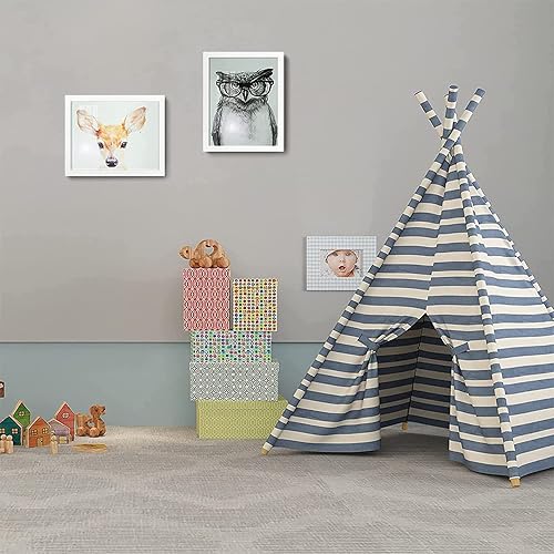 Vista 576 de Frametory, Portarretratos negro de 16 x 20 pulgadas, para fotos de 11 x 14 pulgadas con paspartú, molduras anchas (16 x 20 pulgadas, negro)