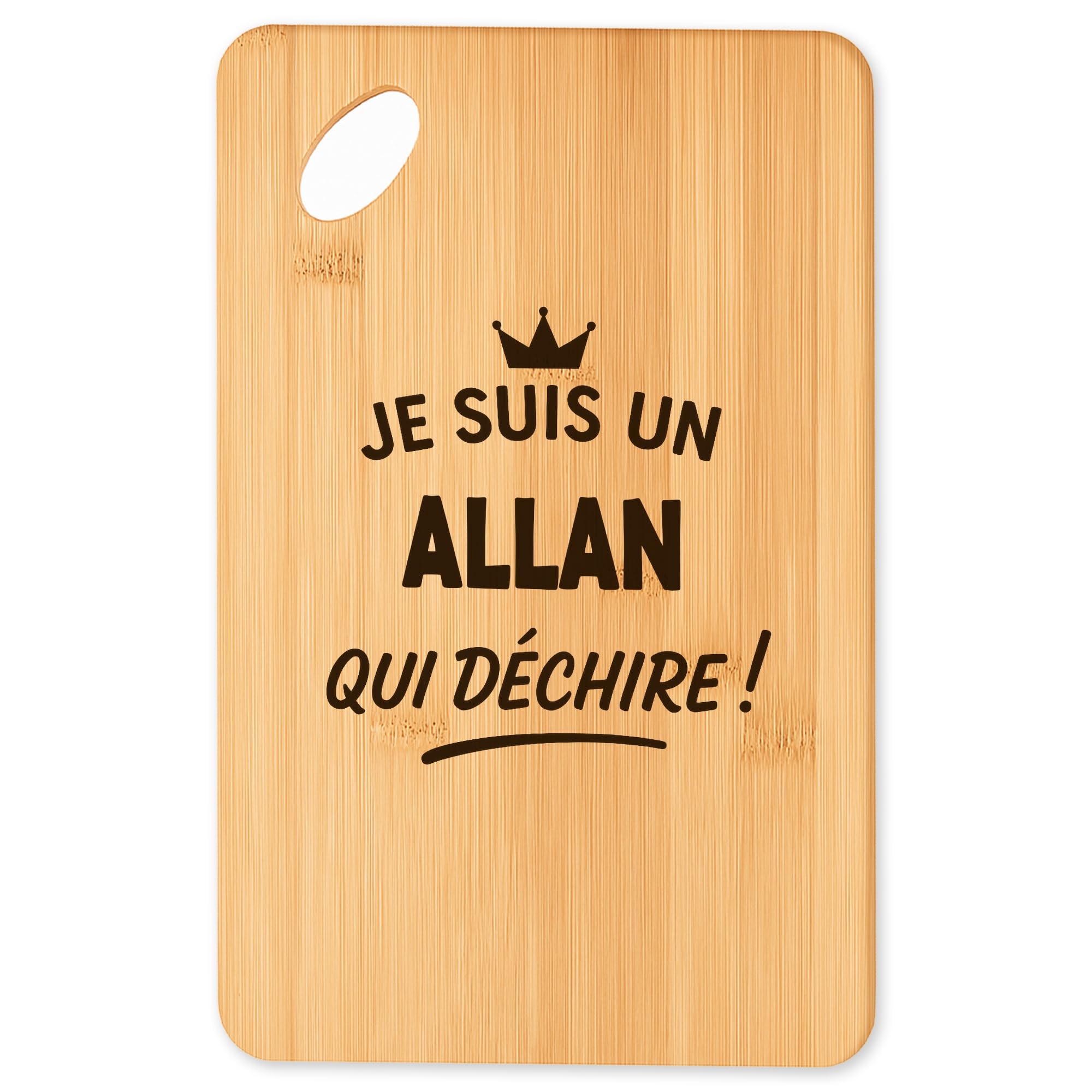Planche à découper Allan en bambou et plateau apéro