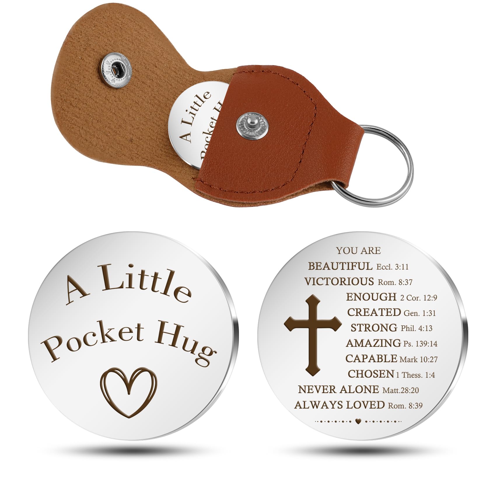 cufieovhPocket Hug Christian Gifts Religious Gifts Catholic Gifts Stocking Stuffers Confirmation Gifts Bible Verse Gifts