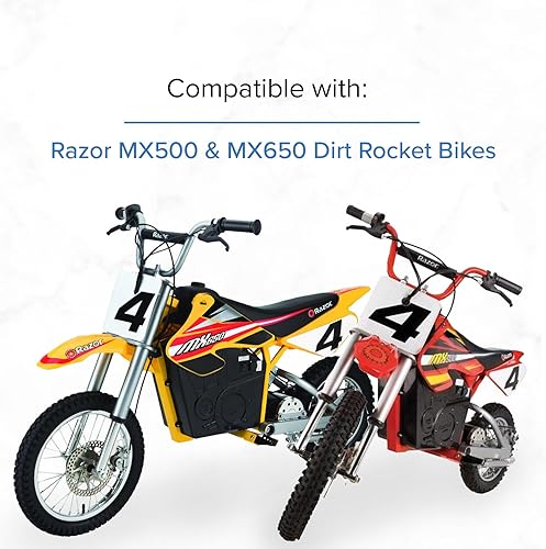 Miniatura 4 de AlveyTech Rotor de disco de freno delantero para motos eléctricas Razor MX500 y MX650  Rotores para frenos de bicicleta de cohete, 6-14 pulgadas de