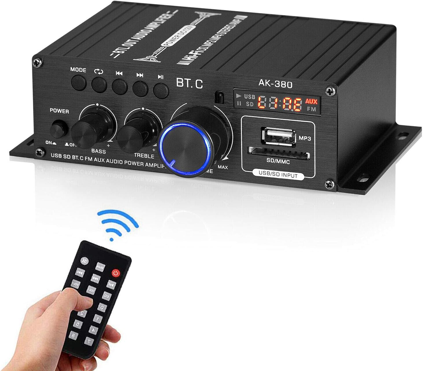 600W 5-Kanal HiFi Verstärker Mit Bluetooth – Für Heimkino, Karaoke & Party, Inkl. Fernbedienung