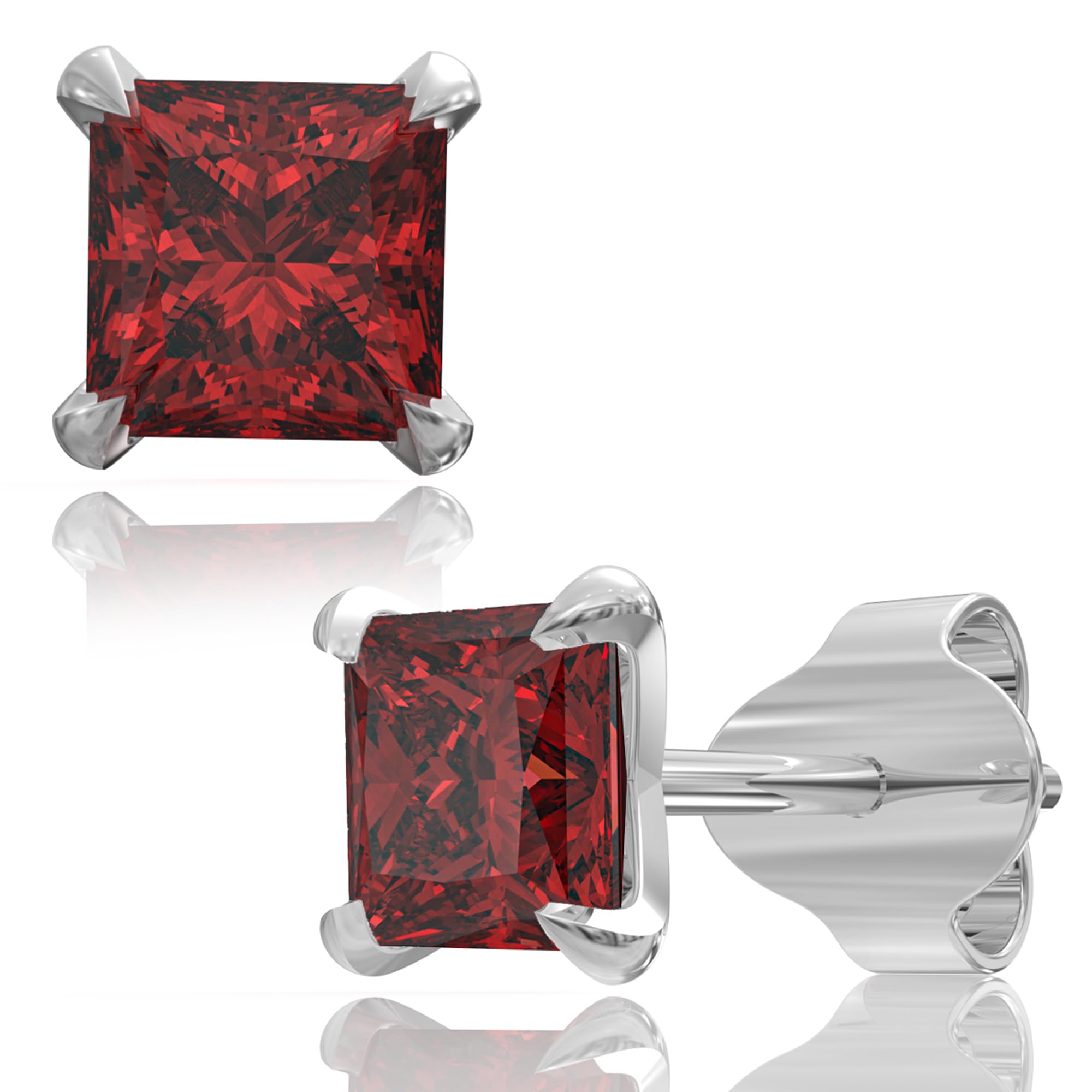 925 Sterling Silver Geometric Stud Earrings for Women | Lightweight Fashion Jewelry Gift-image-28