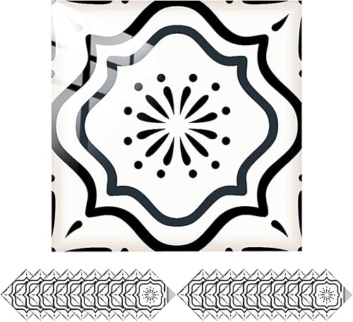 Miniatura 7 de 20 calcomanías para azulejos, transferencia de azulejos autoadhesivos para decoración del hogar, azulejos, impermeables, a prueba de aceite,