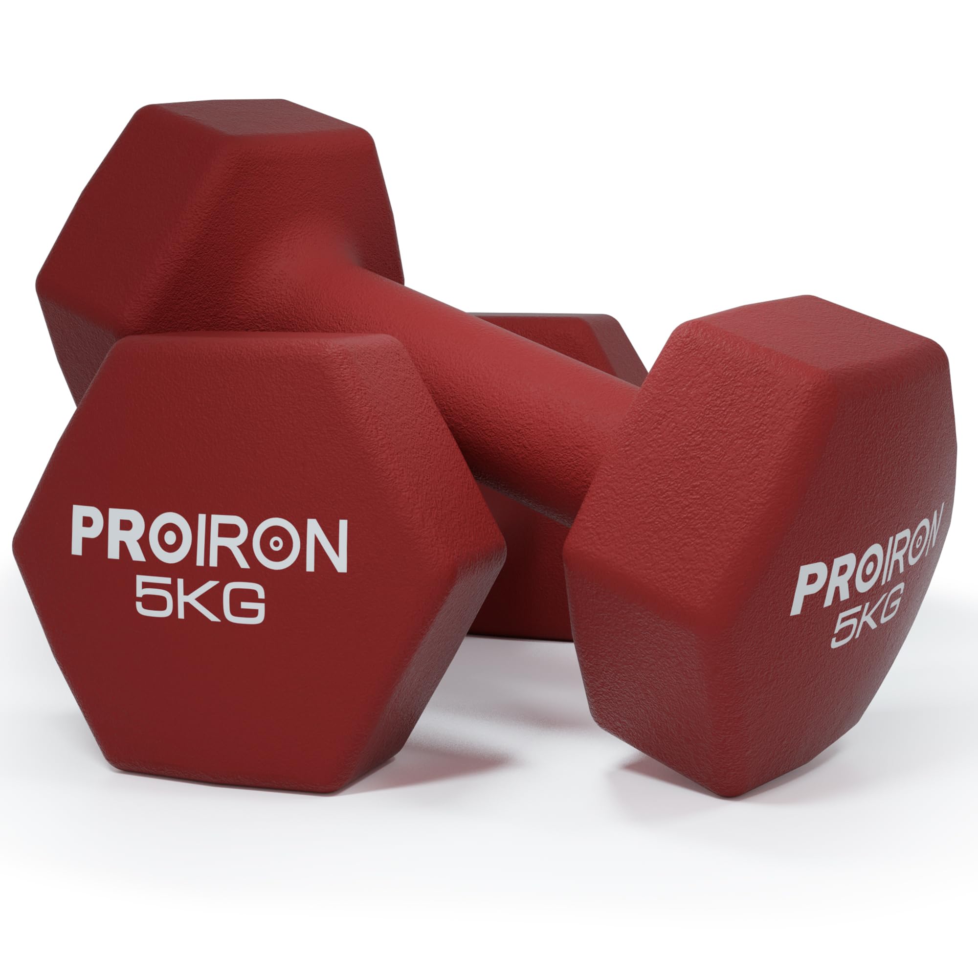 PROIRON ダンベル 鉄アレイ 2個セット 5kg ダンベルセット ソフトコ…