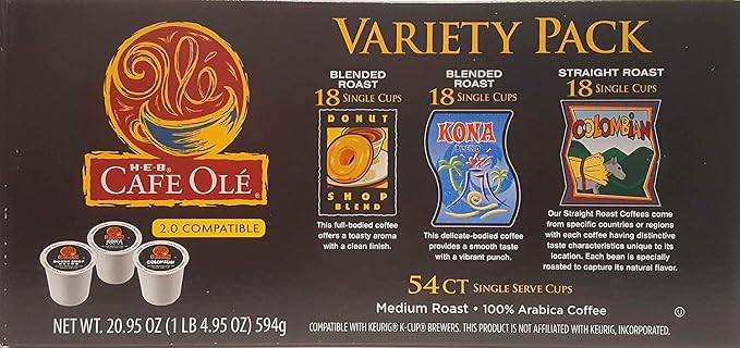 H-E-B Cafe Ole Donut Shop, Kona Blend 