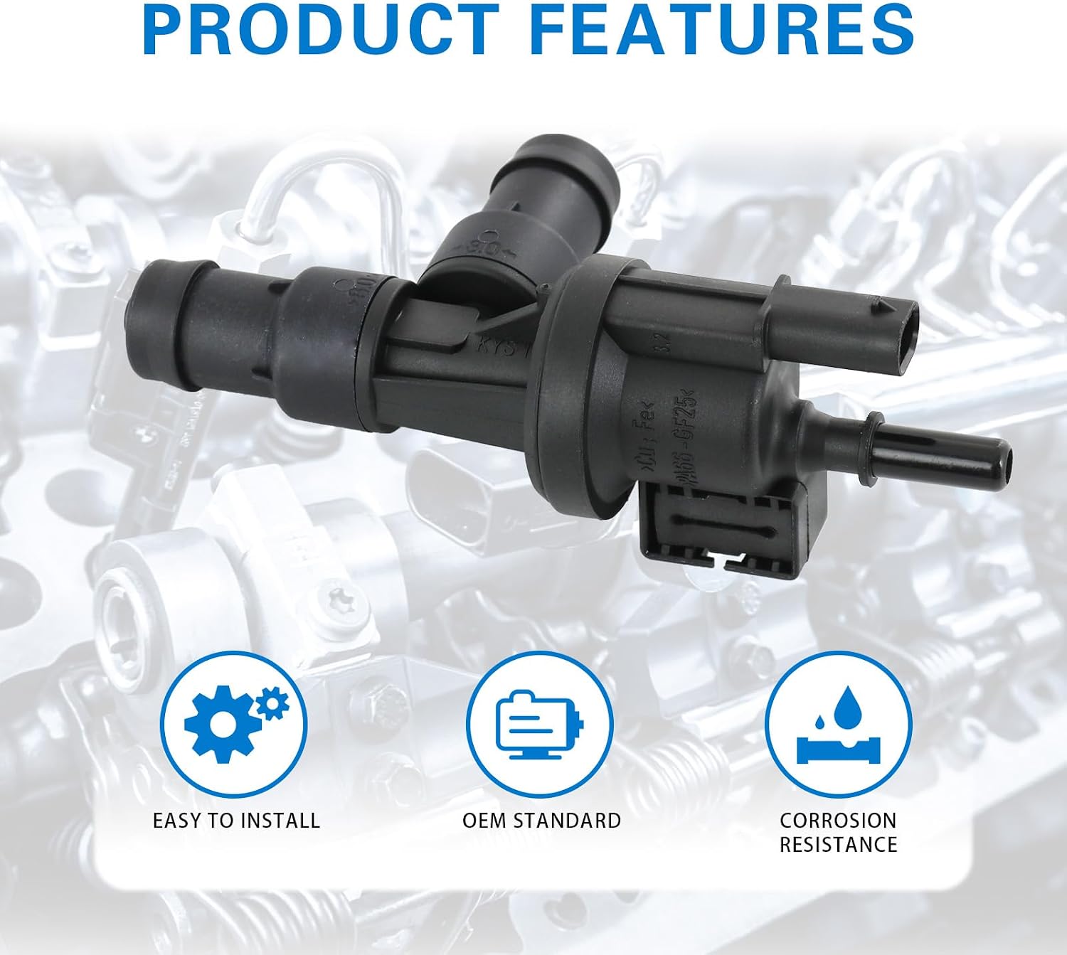 Fuel Tank Breather Valve Compaitble with MINI Cooper 2020-2022, Compaitble with MINI Cooper Clubman 2018-2019, Replaces # 13907614013