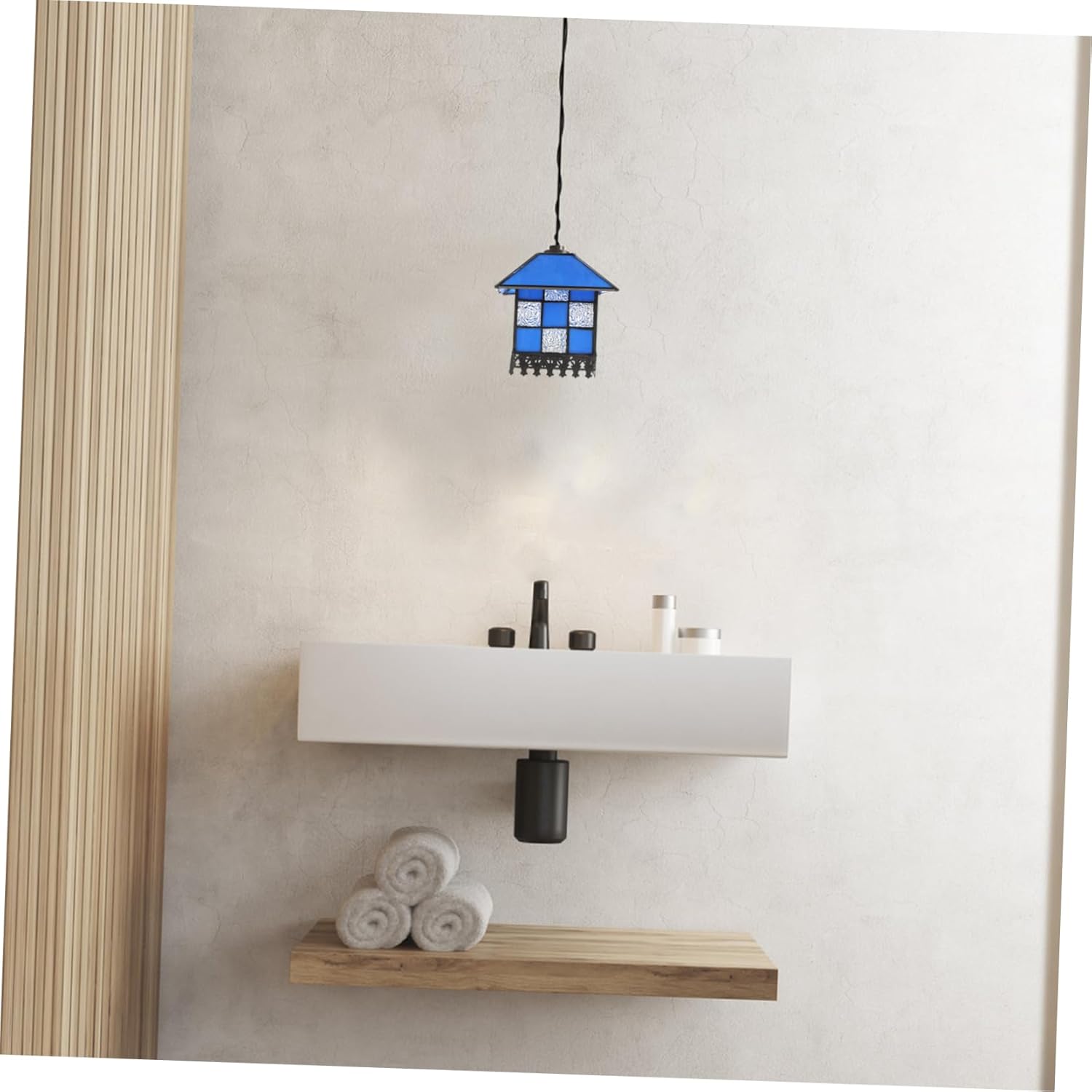 DOITOOL Stylish Glass Lamp Cover Elegant for Ceiling Wall Floor Fixtures Easy to Install Home Decoration